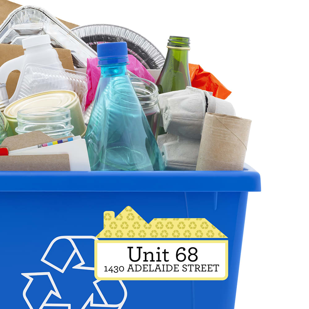 Mabel's Labels Curbside Bin Labels